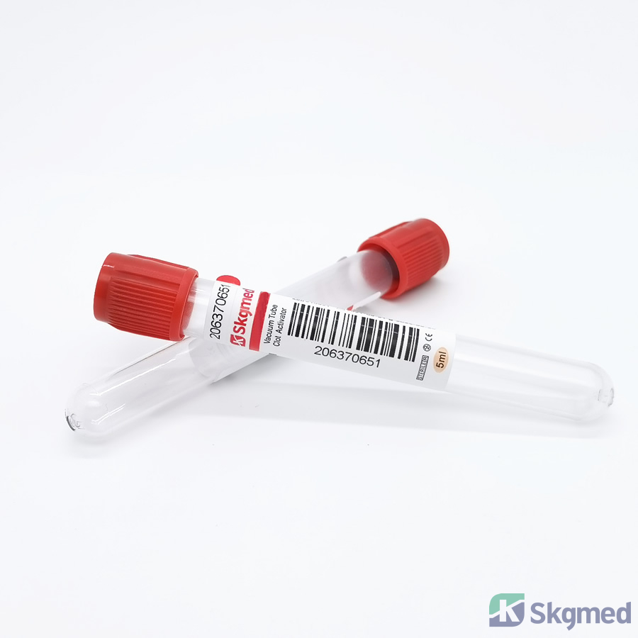 Vákuová skúmavka na odber krvi Pro-koagulačná skúmavka na aktiváciu zrazeniny