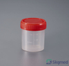Urine/Sputum Container 40ml Red cap