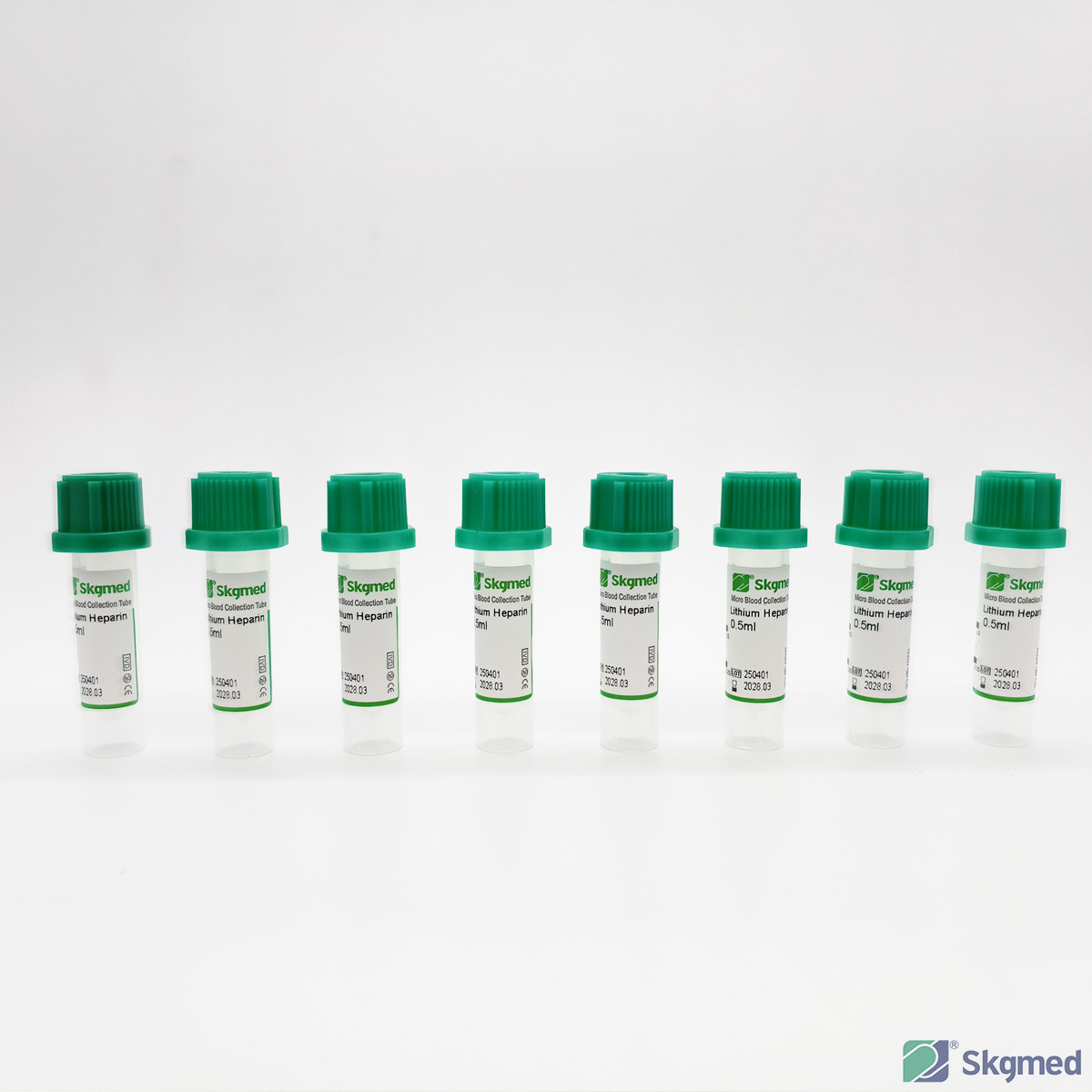 Micro Blood Collection Tube Heparin Lithium or Heparin Sodium 0.5ml or 1.0ml