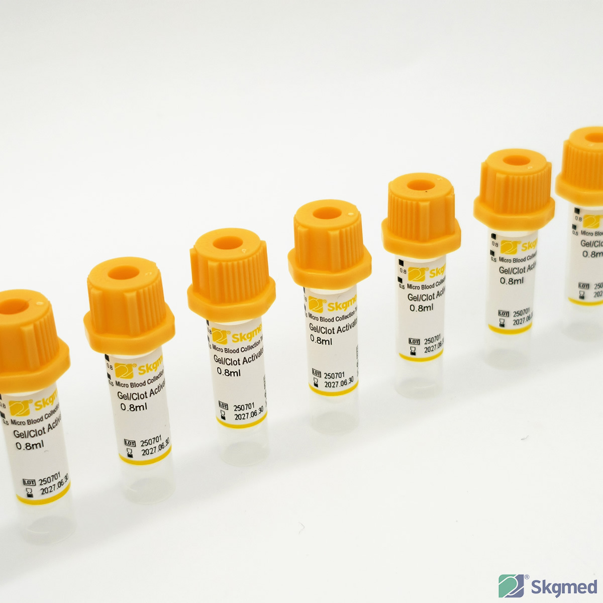 Micro Blood Collection Tube Gel+Clot Activator 0.5ml, 0.8ml