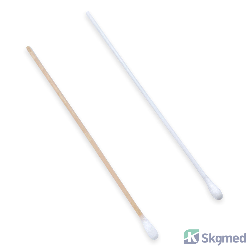 Dry Swab: Wooden/Plastic applicator 150mm