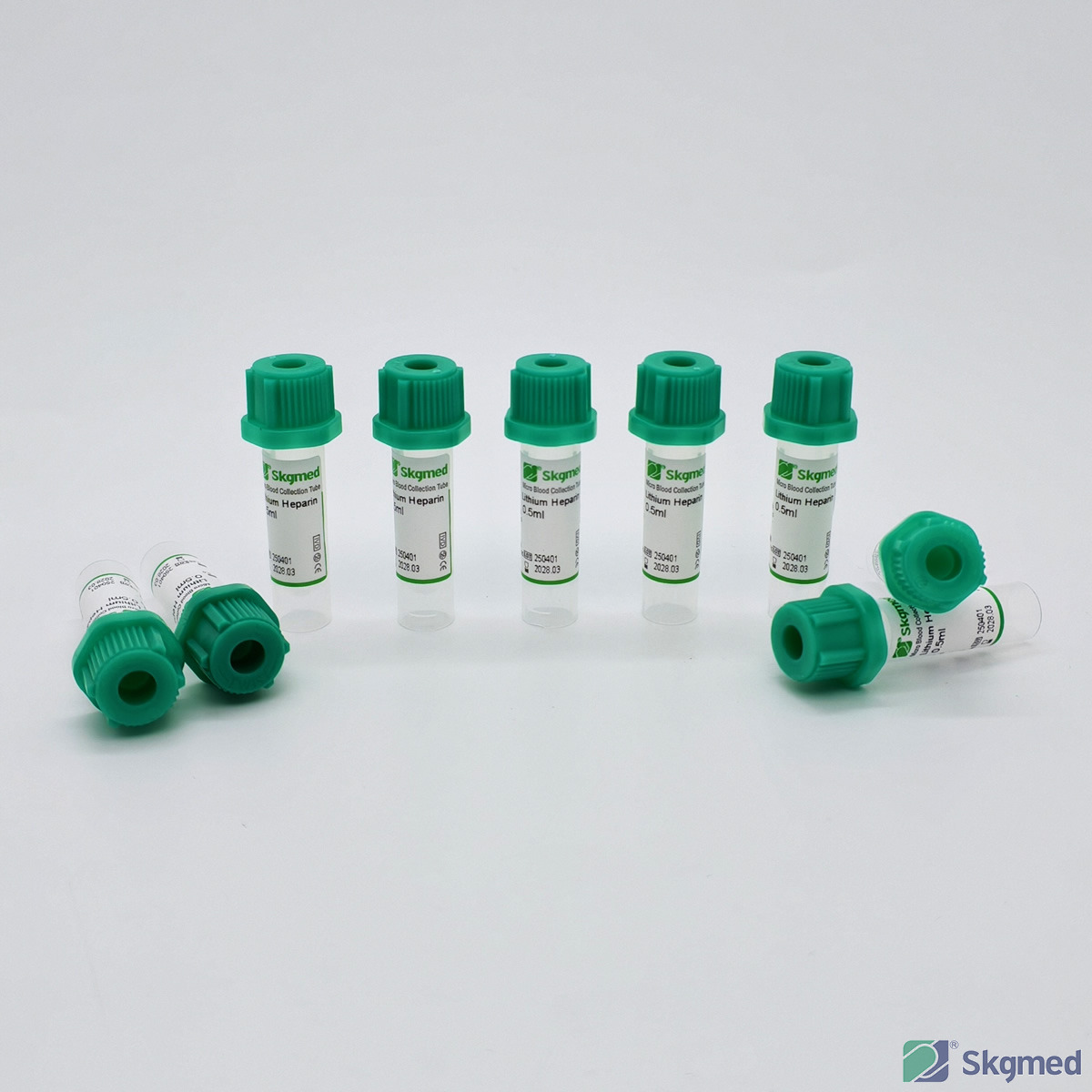 Micro Blood Collection Tube Heparin Lithium or Heparin Sodium 0.5ml or 1.0ml