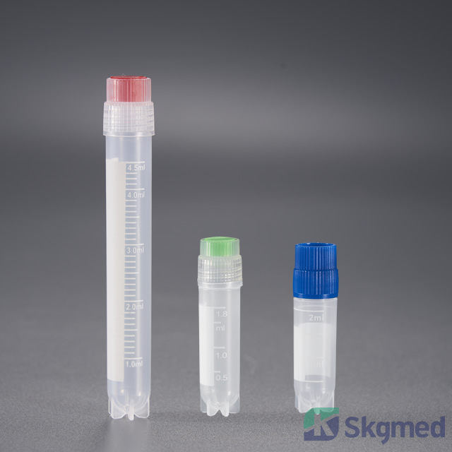 Cryovials. External Thread 4.5ml, 3.5ml, 2ml, 1.8ml, 1.0ml