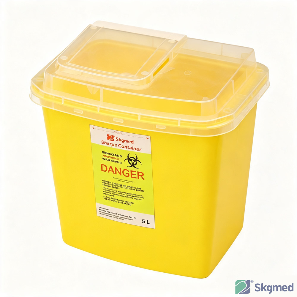 5L Flip-Top Sharps Container