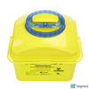 5L Sharps Container with Built-In Automatic Needle Remover