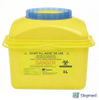 10L Sharps Container with Built-In Automatic Needle Remover