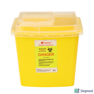5L Flip-Top Sharps-houer