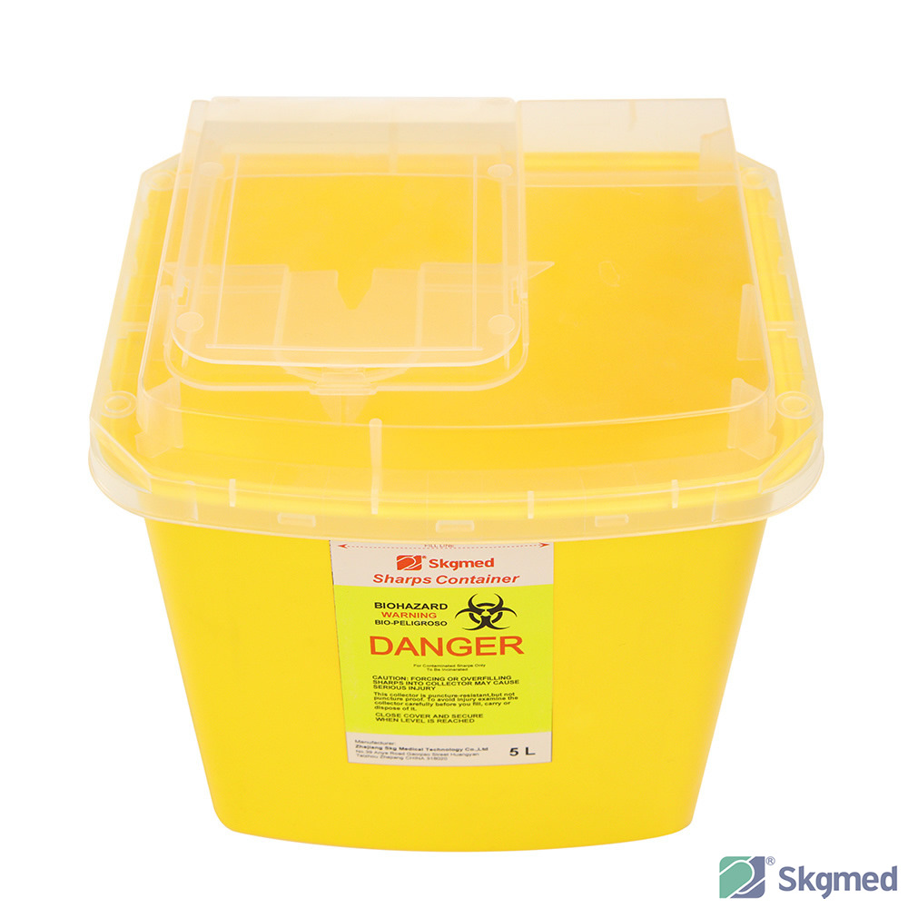5L Flip-Top Sharps Container